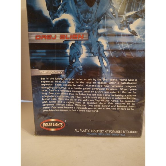 Polar Lights TITAN A.E. DREJ ALIEN Plastic Model Kit 5094 NEW Sealed - Picture 2 of 2